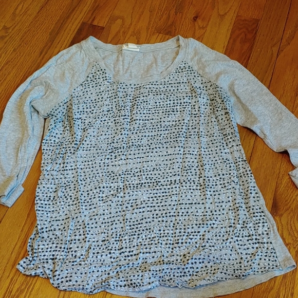 Gray polka dot shirt - Picture 1 of 3